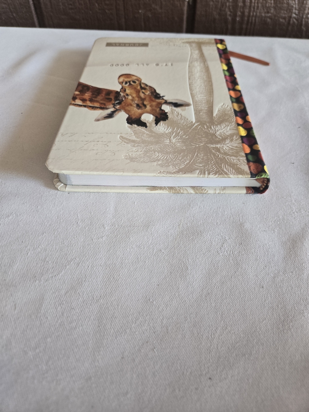 Giraffe Journal Notebook – It's All Good With Ribbon Bookmark - Picture 4 of 9